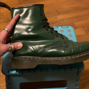 Green Doc Martens